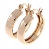 gold plated earrings with exclusive cubic zirconia