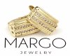 gold plated earrings with exclusive cubic zirconia