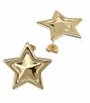 gold earrings made of stainless steel