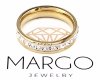 ring 19,00mm gold stainless steel