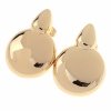 gold plated earrings with exclusive cubic zirconia