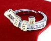 gold ring 17,00mm. gold-plated engagement xuping