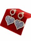 gold earrings made of stainless steel