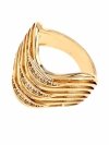 gold ring 18,60mm. gold-plated engagement xuping
