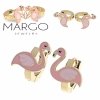 gold earrings made of stainless steel