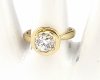 gold ring 18,60mm. gold-plated engagement xuping