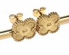 gold earrings made of stainless steel