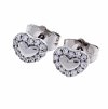 gold plated earrings with exclusive cubic zirconia