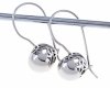 gold plated earrings with exclusive cubic zirconia