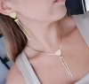 gold earrings made of stainless steel