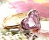 gold ring 18,00mm. gold-plated engagement xuping