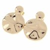 gold plated earrings with exclusive cubic zirconia