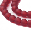 Glass beads faceted strands