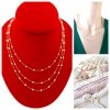GOLD CHAIN NECKLACE celebrity STAINLESS STEEL