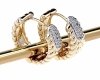 exclusive swarovski gold-plated earrings