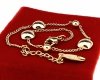 BRACELET GOLD CELEBRITY STAINLESS STEEL