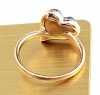 gold ring 16,60mm. gold-plated engagement xuping