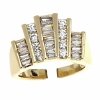 gold ring 17,00mm. gold-plated engagement xuping