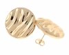 gold plated earrings with exclusive cubic zirconia