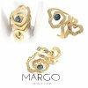 ring 18,30mm gold stainless steel