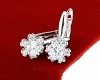 gold plated earrings with exclusive cubic zirconia