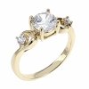 gold ring 18,60mm. gold-plated engagement xuping