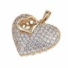 gold pendant 18k shiny xuping