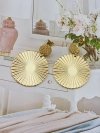 gold earrings made of stainless steel