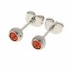 gold earrings made of stainless steel