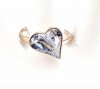 gold ring 17,60mm. gold-plated engagement xuping