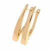 gold plated earrings with exclusive cubic zirconia