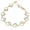 gold bracelet for a gold-plated leg