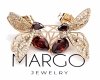 gold plated earrings with exclusive cubic zirconia