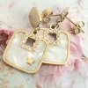 gold earrings made of stainless steel