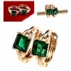 exclusive swarovski gold-plated earrings