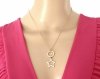 GOLD CHAIN NECKLACE celebrity STAINLESS STEEL