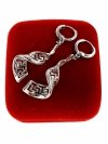 gold plated earrings with exclusive cubic zirconia