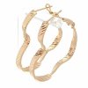 gold plated earrings with exclusive cubic zirconia