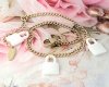 BRACELET GOLD CELEBRITY STAINLESS STEEL