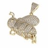 gold pendant 18k shiny xuping