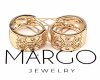exclusive swarovski gold-plated earrings