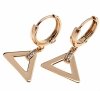 gold plated earrings with exclusive cubic zirconia