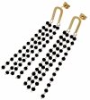 gold earrings made of stainless steel