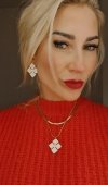 GOLD CHAIN NECKLACE celebrity STAINLESS STEEL