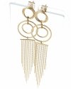 gold earrings made of stainless steel