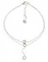 BRACELET, SILVER CELEBRITY STAINLESS STEEL