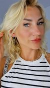gold earrings made of stainless steel