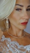 EARRINGS GOLD LONG ZIRCONIA WEDDING WEDDING