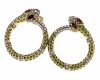 gold earrings made of stainless steel