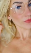 gold earrings made of stainless steel